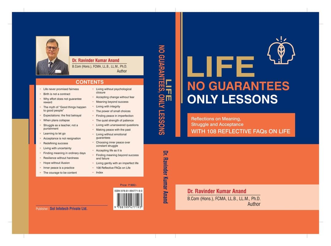 LIFE - No Guarantees, Only Lessons